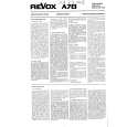 REVOX A78 Service Manual